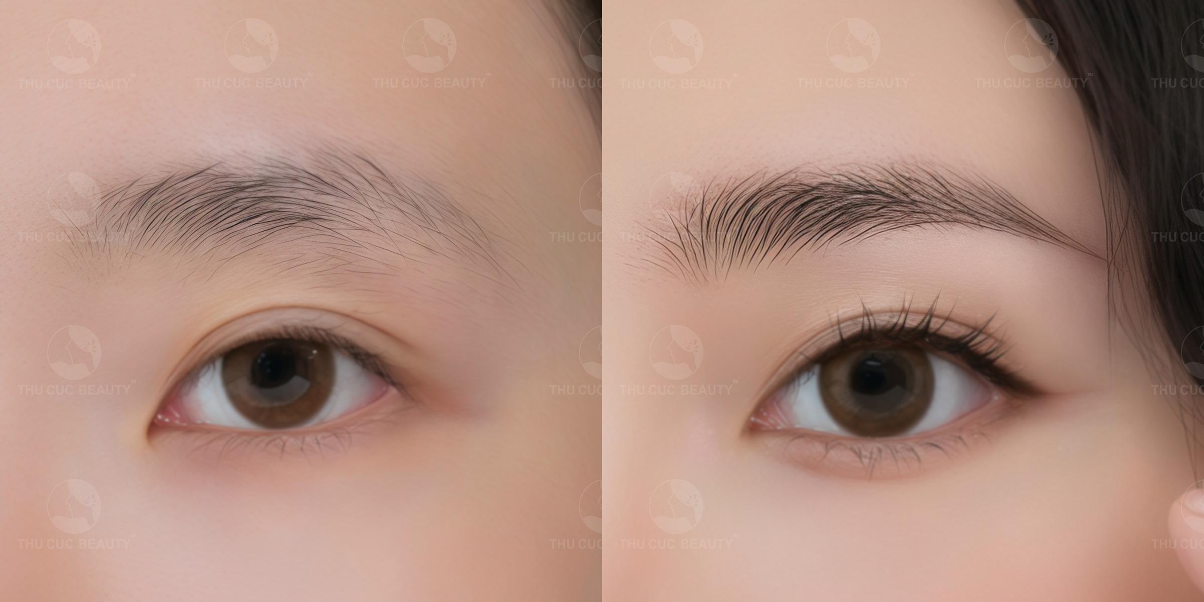 Điêu khắc chân mày tự nhiên