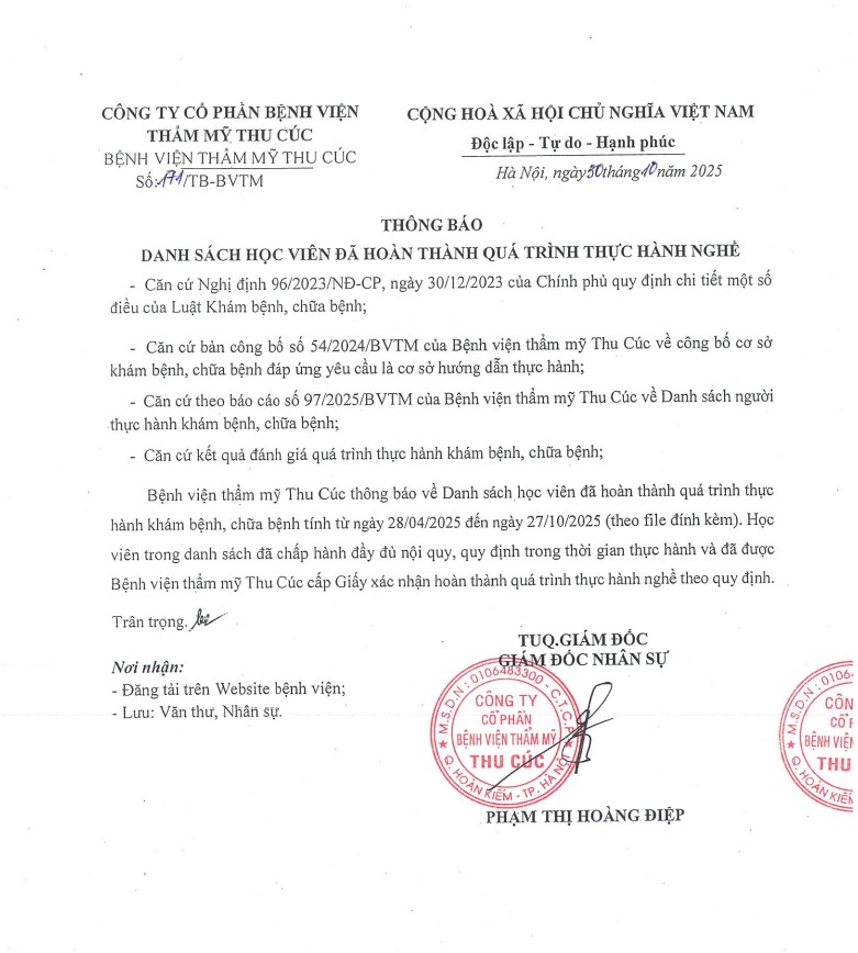 danh sach nguoi kham chua benh tai co so2