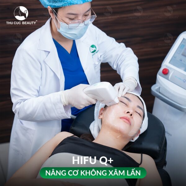 Nâng cơ bằng công nghệ HIFU giúp da săn chắc, trẻ hóa hiệu quả.