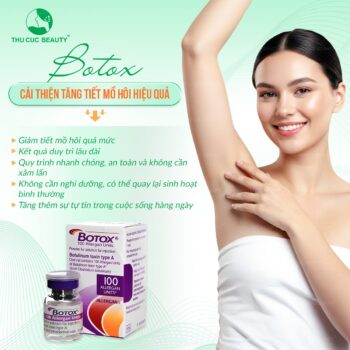 Tiêm botox nách trị tăng tiết mồ hôi bao nhiêu tiền?