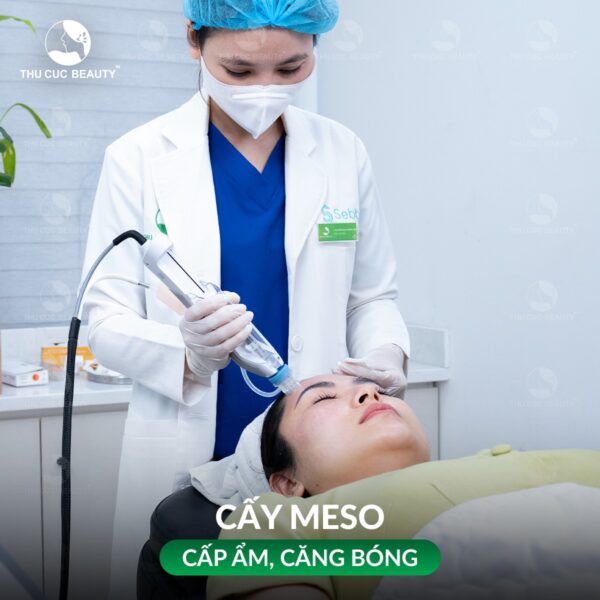 Tiêm meso bằng máy giúp chống trào tinh chất hiệu quả.