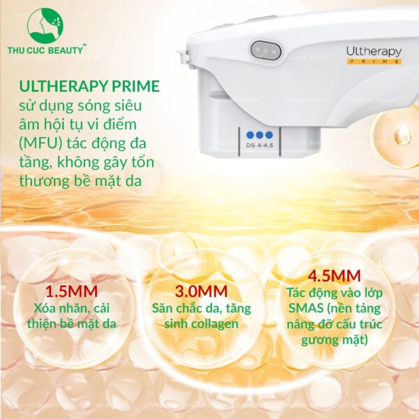 Nâng cơ bằng công nghệ Ultherapy mang lại hiệu quả cao.