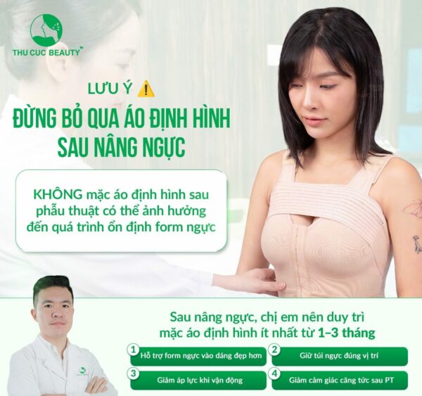Bao xơ ngực có nguy hiểm không? 4 Mặc áo định hình không chỉ giúp ngực vào form đẹp mà còn hạn chế bao xơ ngực.